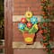 Glitzhome&#xAE; 22&#x22; Wooden Blooming Flowers Wall D&#xE9;cor